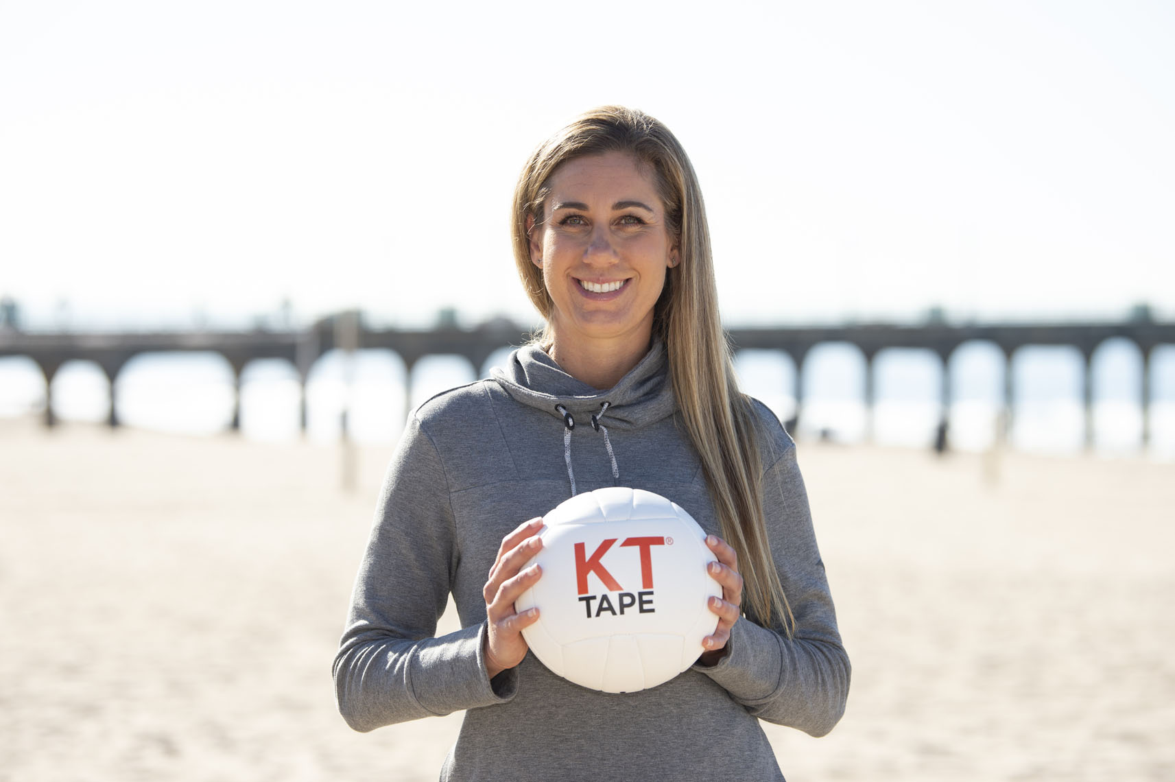 Beach Volleyball players April Ross and Alix Klineman for KT Tape